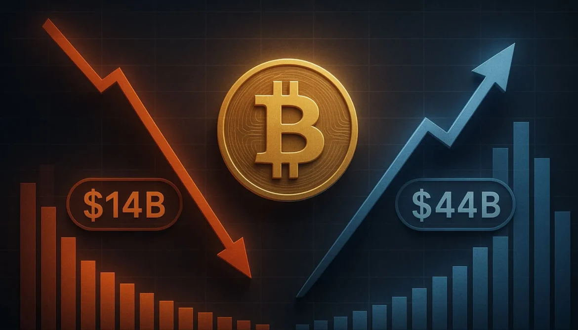 Bitcoin Handles $14B OI Drop As Spot Volume Surged To $44B: Controlled Reset?