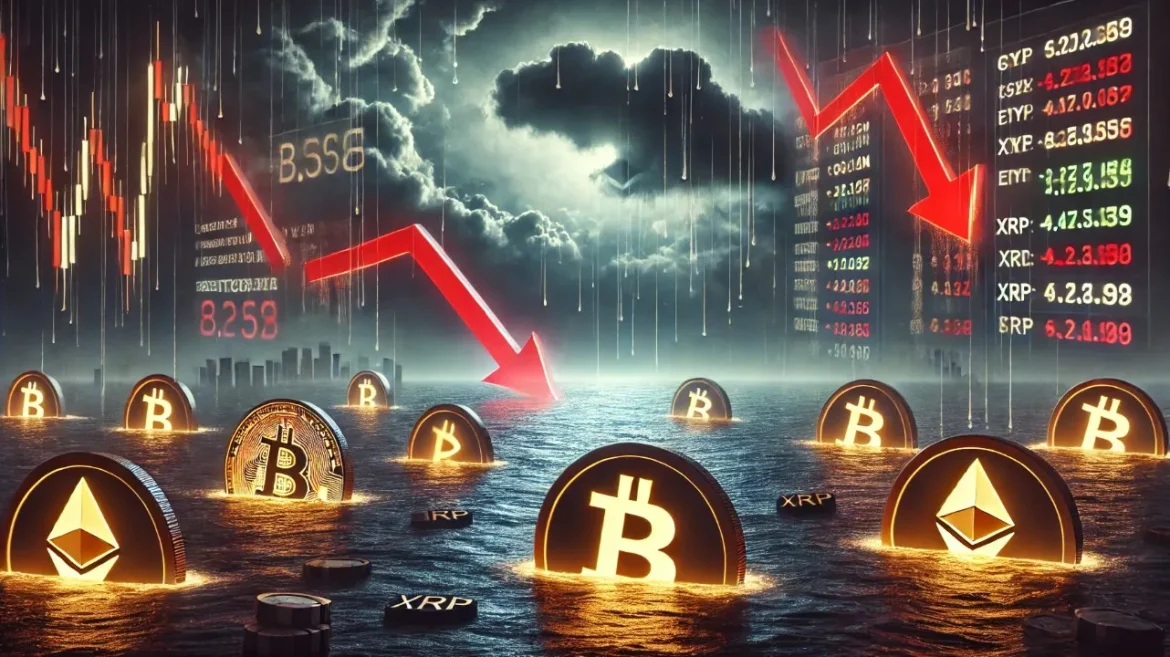 What’s Driving The Drop? Bitcoin, Ethereum, And XRP Struggle Amid Market Uncertainty