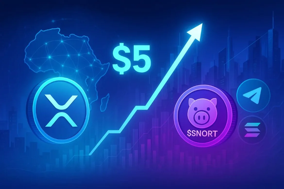 XRP Predicted to Hit $5 as Snorter Token Presale Ends in 4 Days